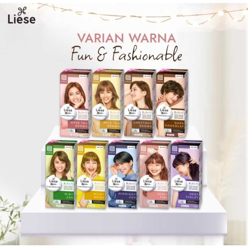 Original LIESE CREAMY FOAM COLOR BOX LIESE CREAMY BUBBLE COLOR BOX