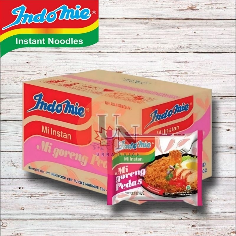 

Indomie mi goreng pedas 1 dus isi 40 pcs