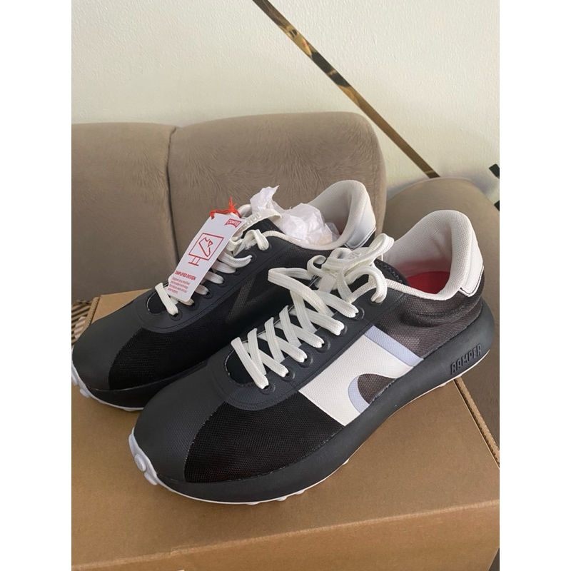 sepatu sneakers pria camper pelotas athens black original wth box