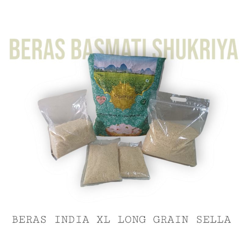 

beras basmati extra long grain sella 1kg beras india