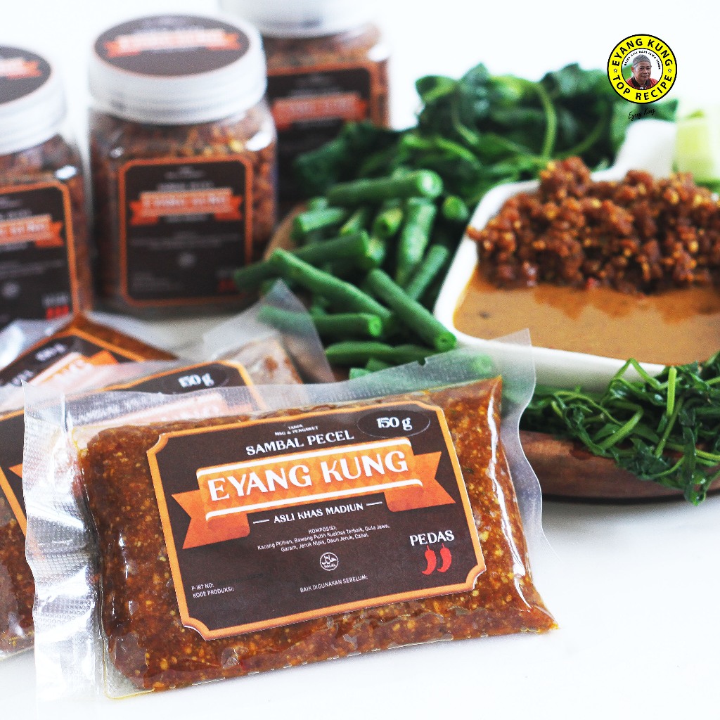 

Indonesian traditional salad dressing - sambal pecel - gado gado - peanuts salad sauce - peanut sauce for salad - sambal pecel madiun