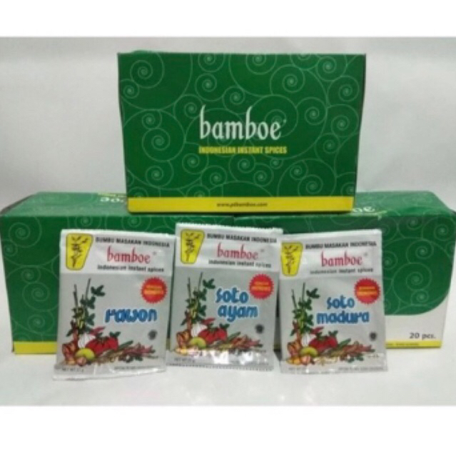 

Bamboe bumbu masak instan(1 Box isi 20 sachet) Bamboe BUMBU MASAKAN INSTAN INDONESIA
