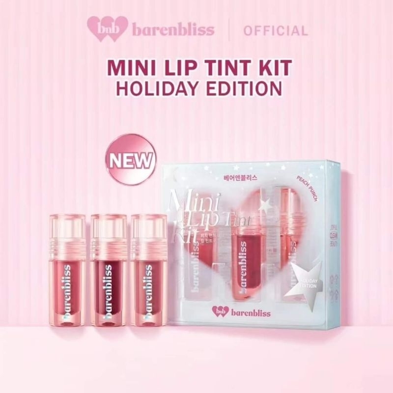 BNB BARENBLISS MINI LIP TINT KIT SET OF 3