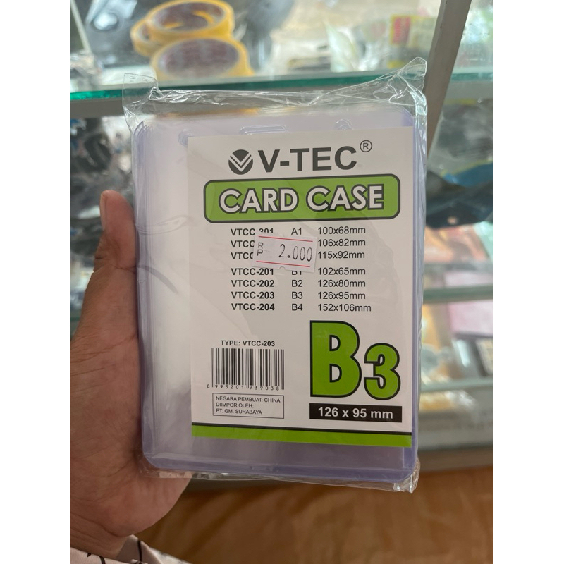 Plastik ID Card Card Case B3