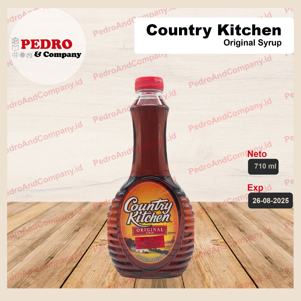 

Country kitchen original syrup 710ml - sirup untuk pancake manis