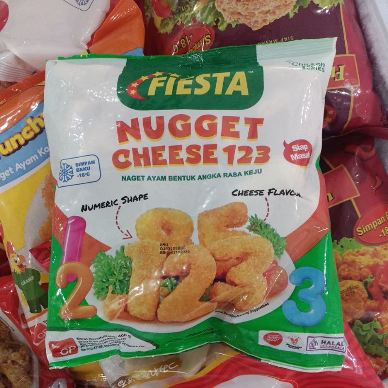 

Fiesta nuget cheese123 400gr