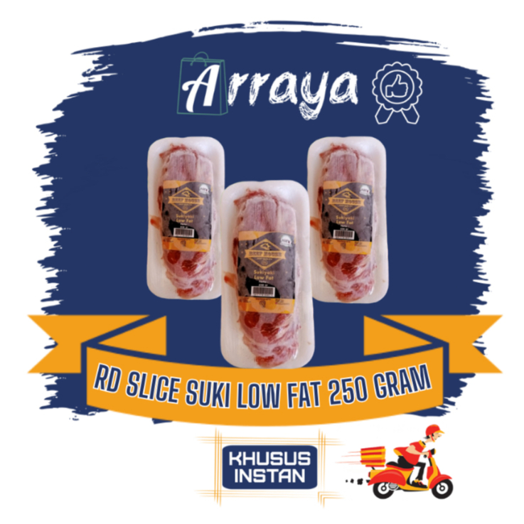 

RD SLICE SUKI LOW FAT 250 GRAM