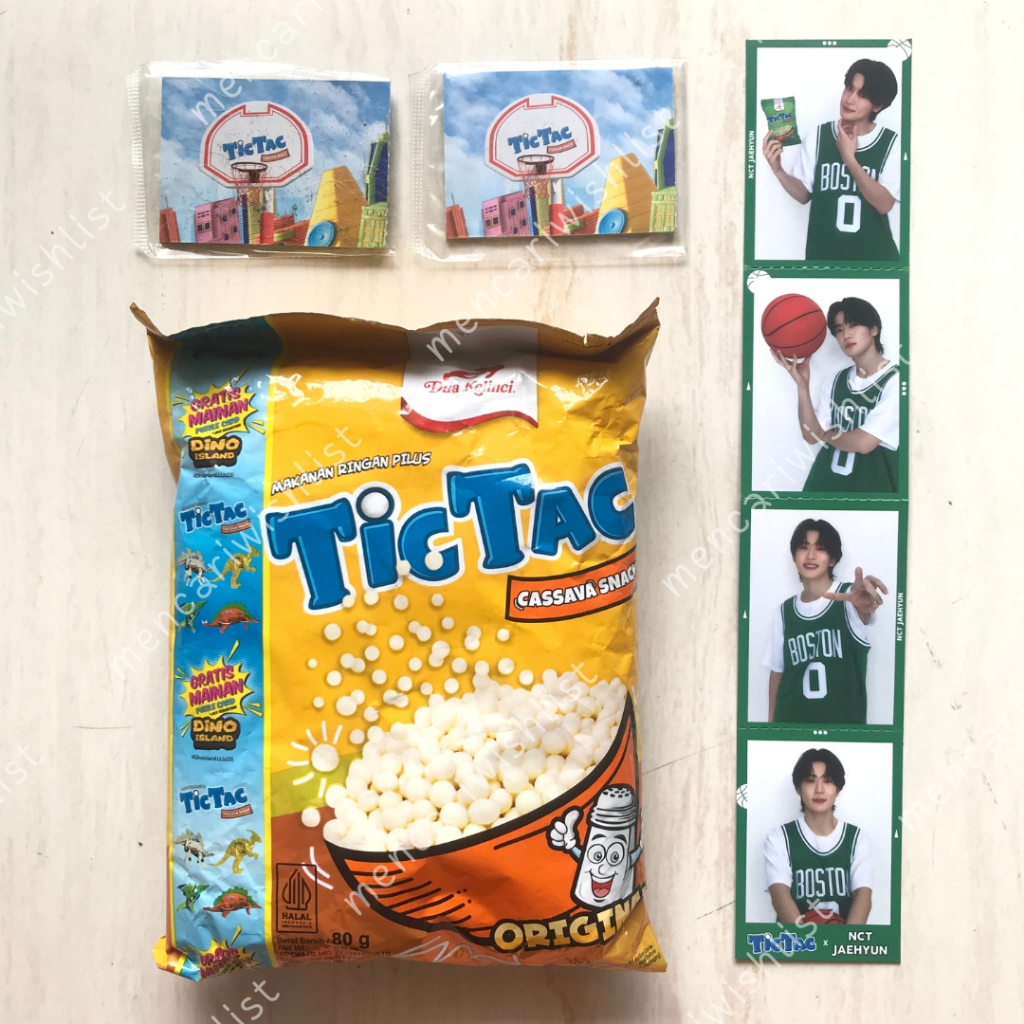 Tictac x Jaehyun - 4 cuts, Jersey / Chef version | 4cuts photocard nct 127
