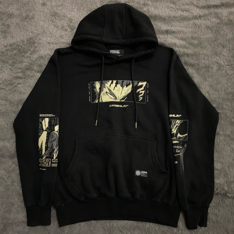 Kremlin Pullover Hoodie Anime Glow In The Dark Garou - Second