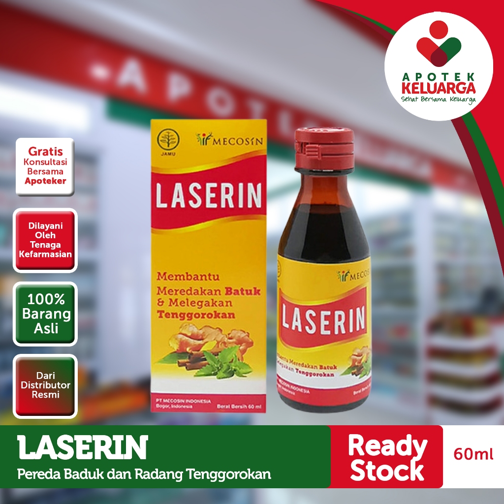 LASERIN DEWASA 60ML #OBAT BATUK BERDAHAK DEWASA