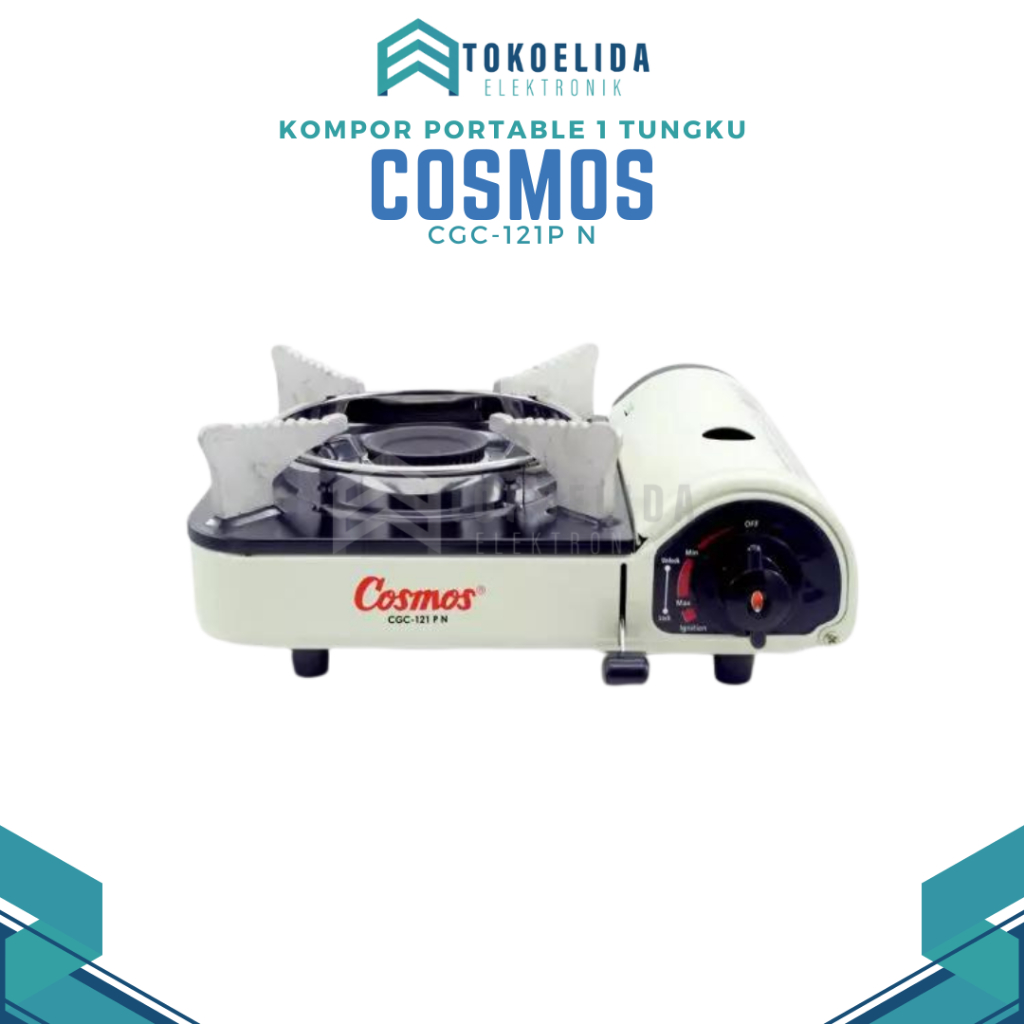 Cosmos kompor gas portable 1 tungku Cosmos CGC-121P N