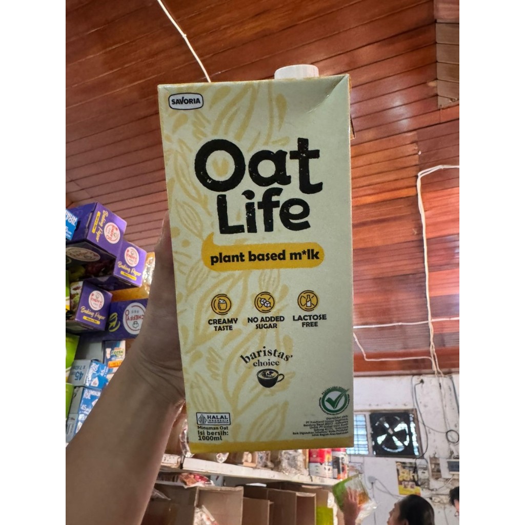 

Oatmilk Oatlife / Plant Based Milk Oatlife / Susu Oat Oatlife - 1 Ltr