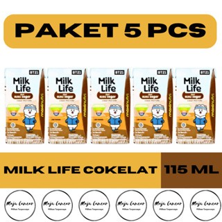 

susu UHT coklat milk life kids 115 ml bt21 (paket 5 pcs) / susu UHT cokelat
