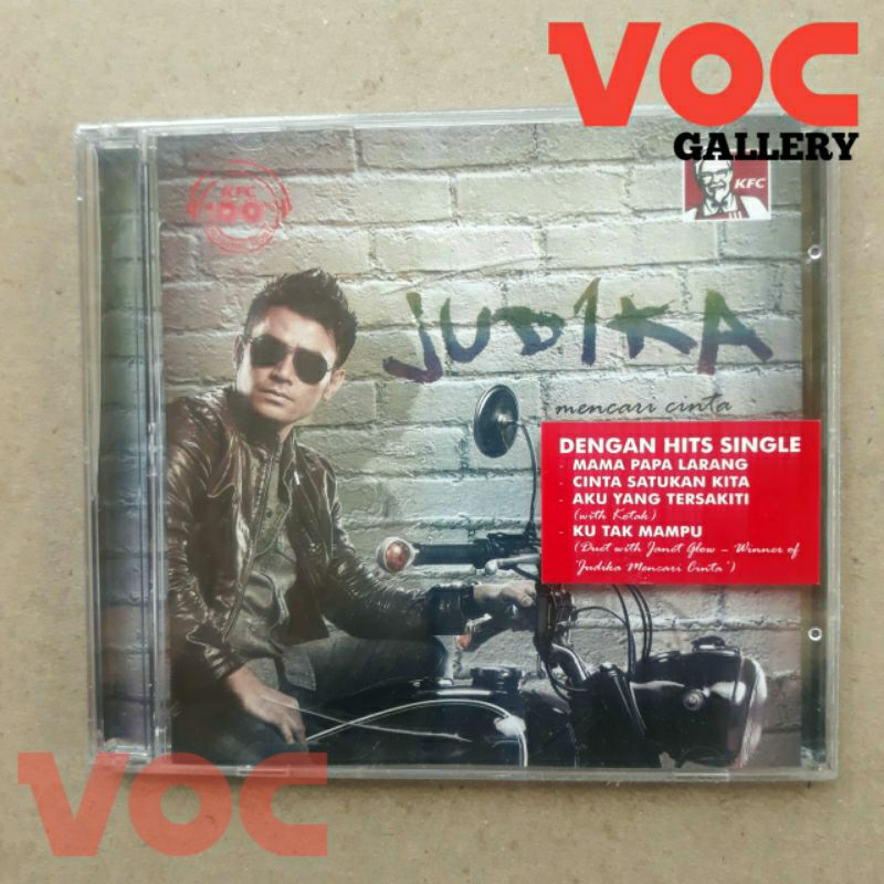 KFC Compact Disc CD Judika Mencari Cinta Rare Jadul Antik Vintage Classic Klasik Retro