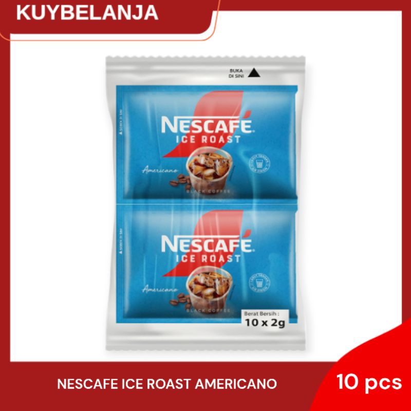 

Nescafe Ice Roast Kopi Instant Americano bag isi 10x2gr