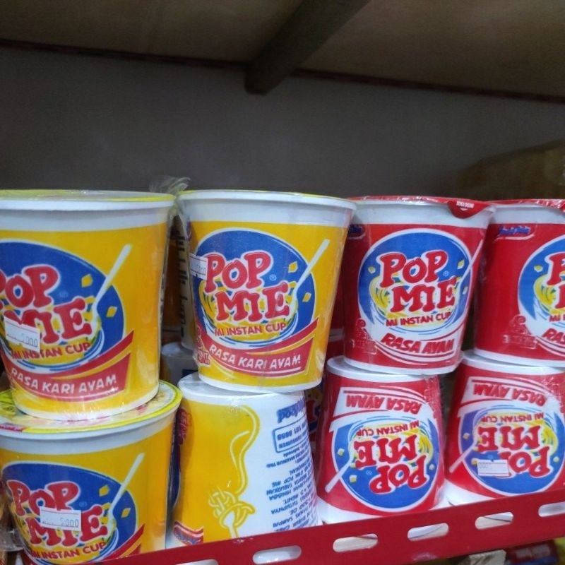 

POP MIE . Mi instan cup
