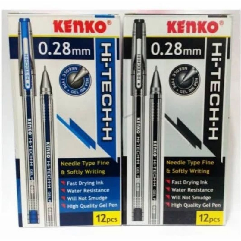 

PEN GEL Hi-TECH-H KENKO HITAM DAN BIRU 0, 28 MM