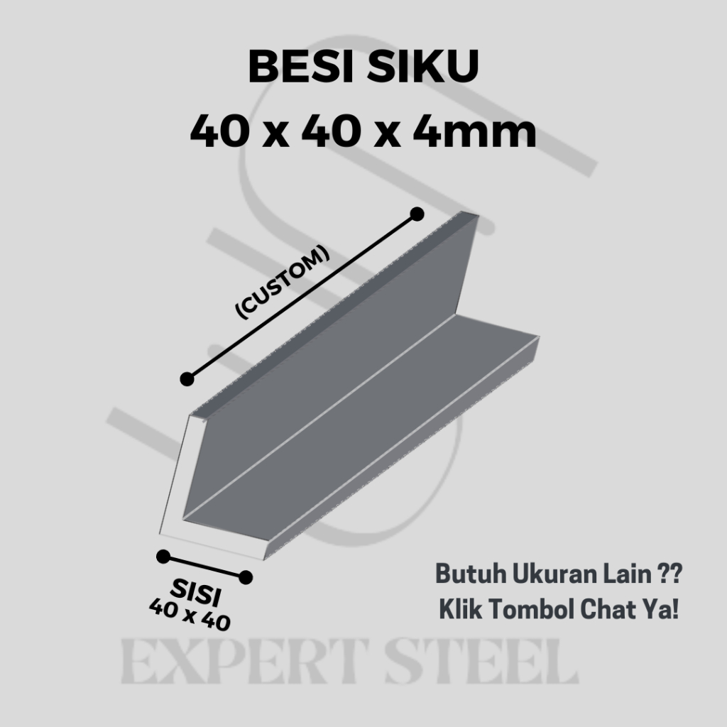 BESI SIKU 40 x 4mm x 950mm