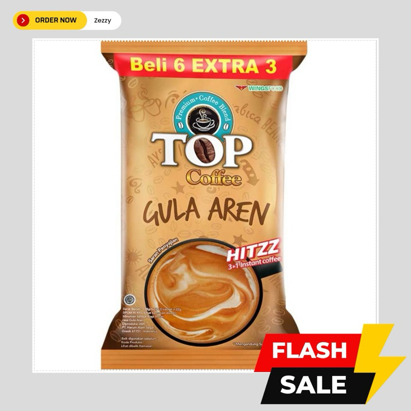 

TOP Coffe Gula Aren 15pcs (RENCENG)