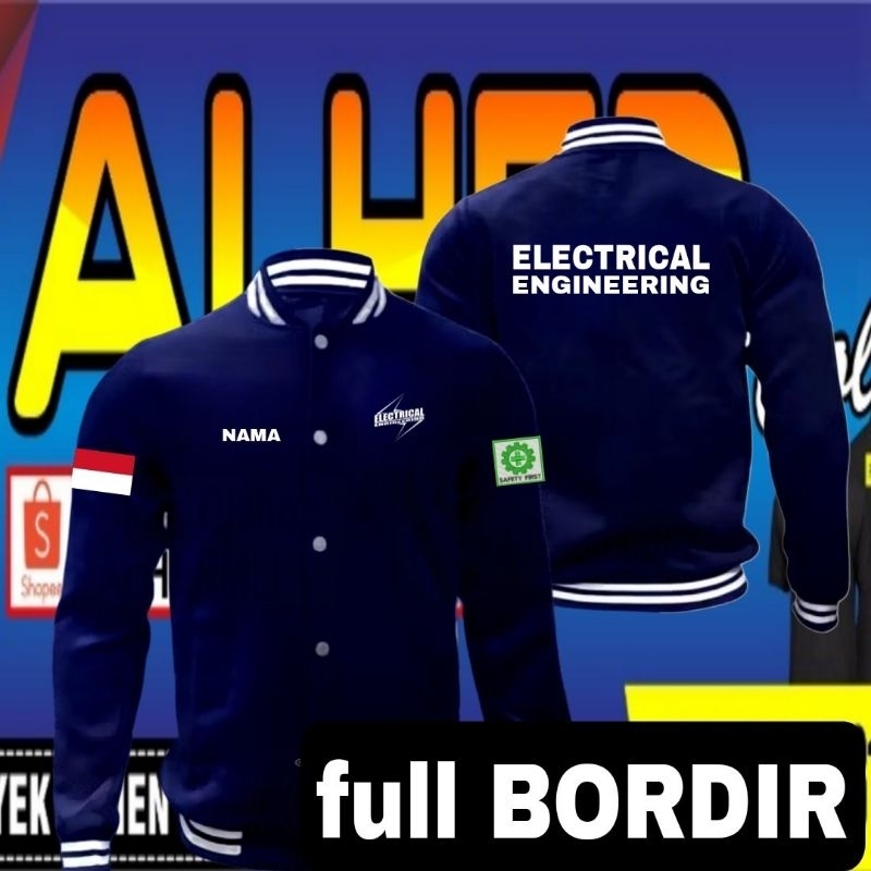 jaket bordir electrical engineering Jaket versity electrical engineering jaket kerja electrical engi