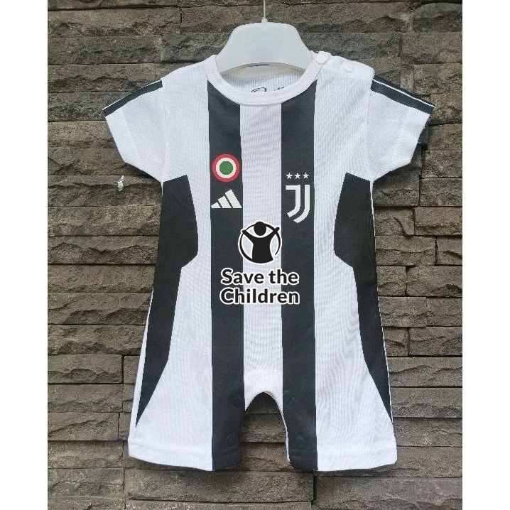{new} Romper Baju Bayi Bola Jumper Jumpsuit Juve JuventusFC Home Musim baru