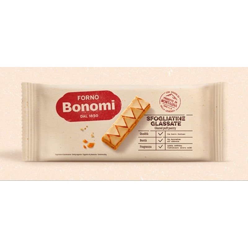 

Forno Bonomi Sfogliatine Glazed Puff Pastry 135 gr