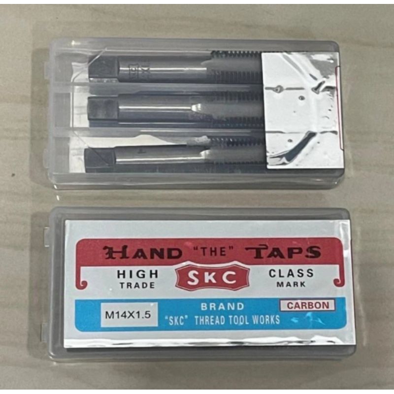 mata tap baut M14 x 1.5 hand taps pembuat drat baut 14 x 1.5 metric Mili isi 3pcs