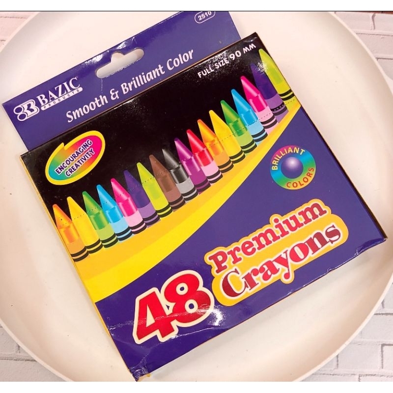

premium crayon 48pcs merk BAZIC