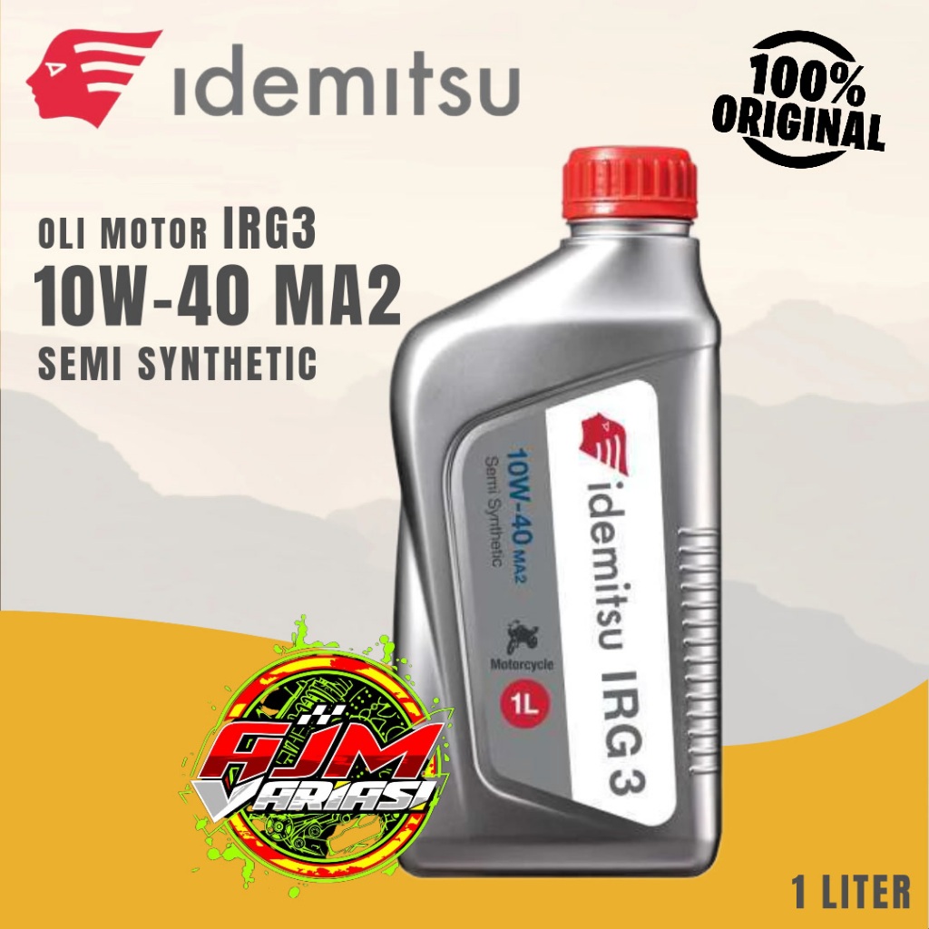 OLI MESIN IDEMITSU 4T MANUAL 10W-40 SL/MA SEMI SYNTHETIC 1 Liter