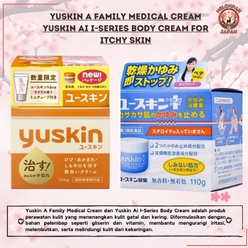 Yuskin A Family Medical cream Yuskin ai I-Series Body Cream for Itchy Skin