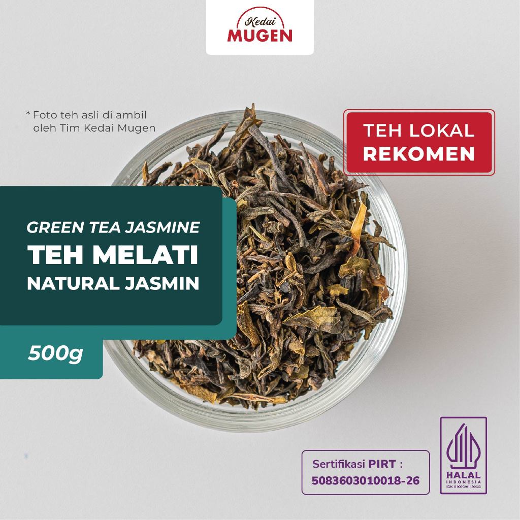 

Kedai Mugen - Natural Jasmine Green Tea / Teh Hijau Melati / Jasmin Alami Grosir 500g / 1/2 kg