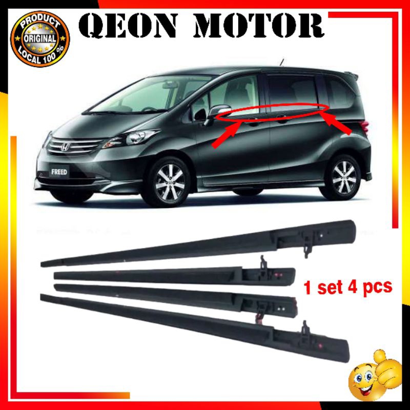 list kaca luar honda freed/pelipit kaca luar honda freed original