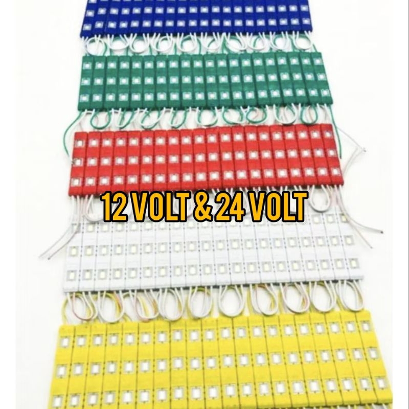 Lampu Bak Truk Pickup Variasi LED Strip Modul 4730 3 Mata 12 Volt & 24 volt