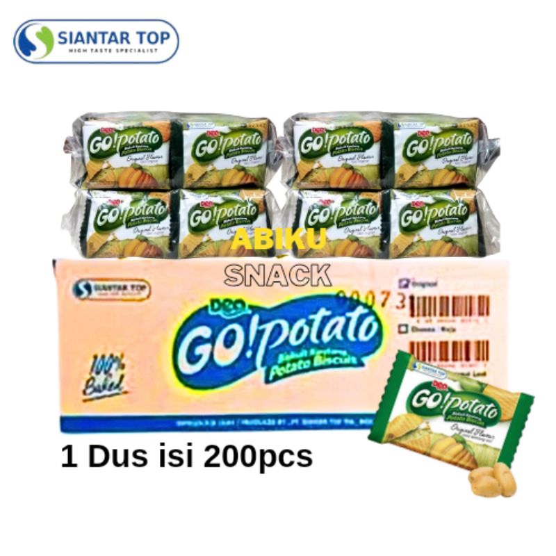 

Go!potato biskuit kentang 1 dus isi 200pcs