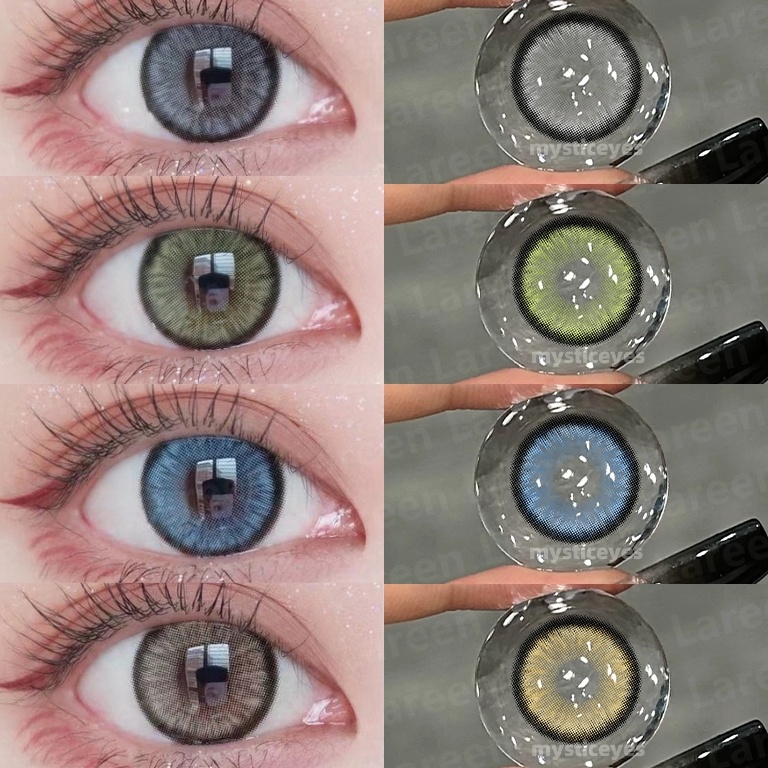 Clearance sale CODAKLMysticeyes softlens Lensa Kontak Berwarna Lensa Kontak Mata Dawn Grey Dawn Brow
