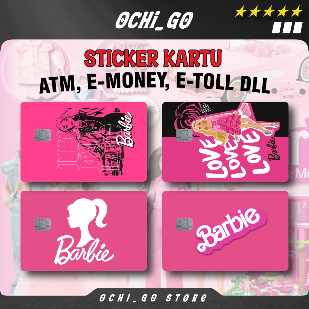 

Stiker Kartu Atm Garskin Skin Card Atm Barbie Sticker Kartu Atm Bca | Bri | Mandiri | Debit | Credit | E-money | Flazz (Vinyl)