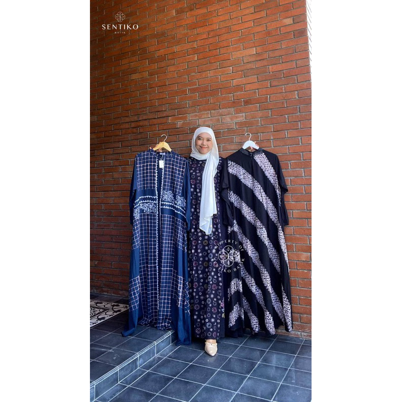 Abaya Batik Twill Premium by sentiko Batik