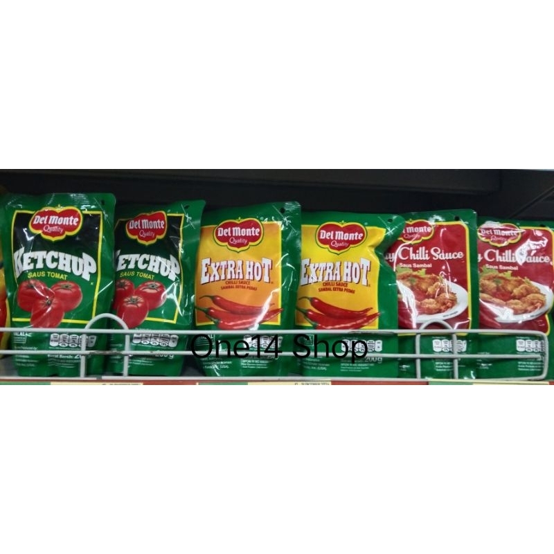 

Delmonte Sambal ex.hot/ketchup/tasty chili 200 gram pouch