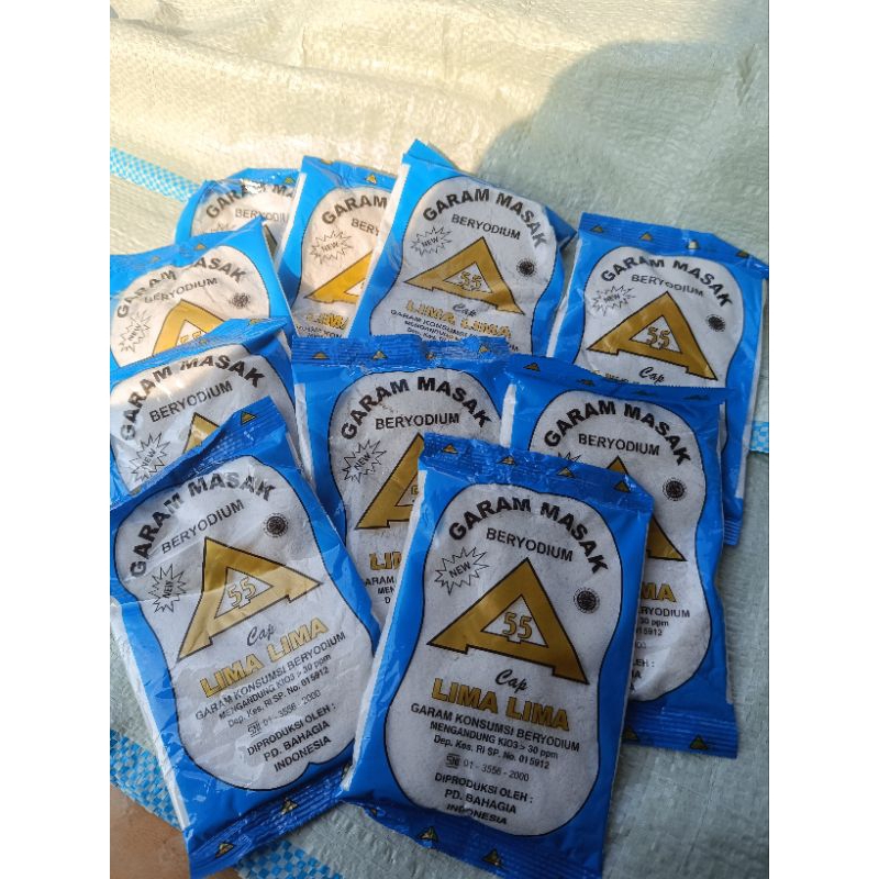 

10 pcs garam halus masak beryodium -+100 gr