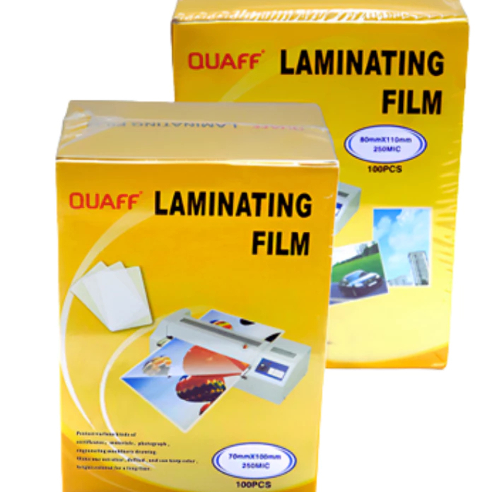 

QUAFF Film Laminating Ukuran - 100 lembar per paket