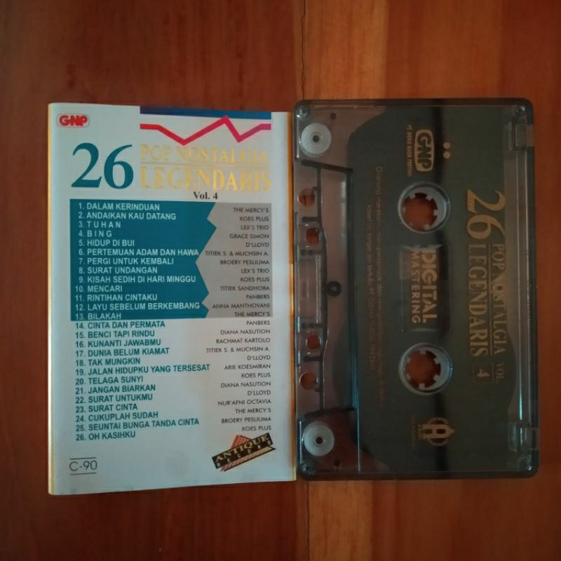 Kaset Pita 26 Pop Nostalgia Legendaris