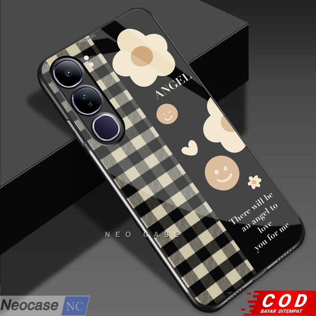 SoftCase Glass Kaca VIvo V40 LITE - Casing HP VIvo V40 LITE - N190