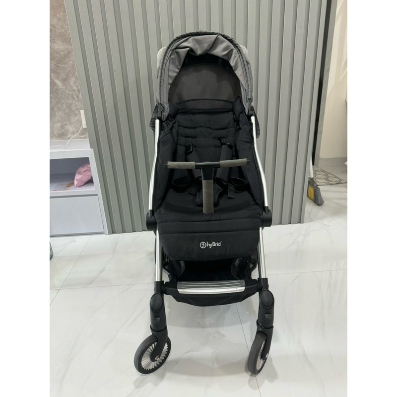 preloved stroller hybrid cabi stacy charcoal like new