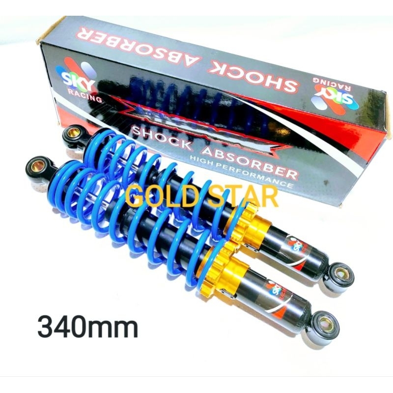 SHOCK MOTOR BELAKANG TYPE 811 UKURAN 340 MM Buat Motor : SUPRA X, SUPRA 125 CC, Revo Fi, SUPRA FIT