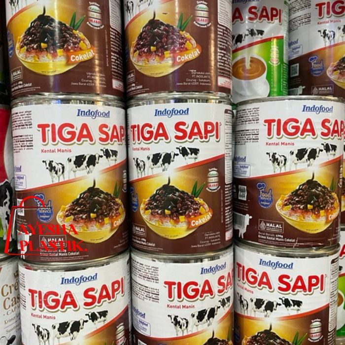 

SUSU SKM Coklat Tiga sapi 490gr COKLAT / Coklat Susu Kental Manis Tiga Sapi