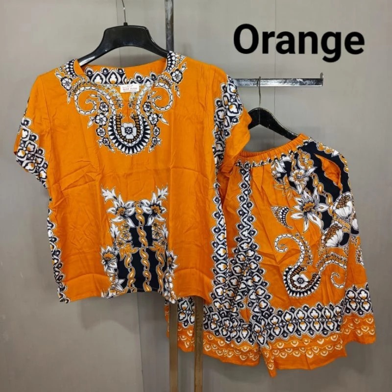 PAKAIAN SETELAN WANITA Setelan Celana Kulot Gajah Putih Ld120