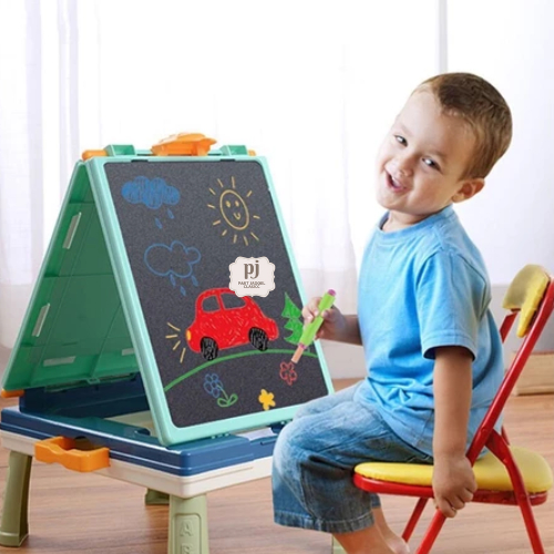 

Meja Papan Tulis Gambar Lukisan Whiteboard Lipat Mainan Eduaksi Anak Belajar Papan Tulis Portabel