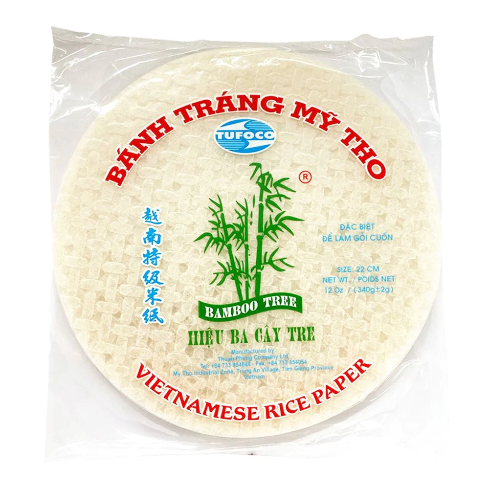 

RICE PAPER BAMBOO TREE /BANH TRANG MY THO 22CM ISI 40 / KULIT BERAS / RICE PAPER /KULIT RISOL BENING