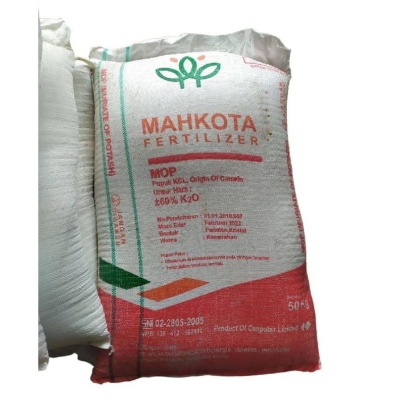 Pupuk KCL Mahkota Fertilizer 1kg