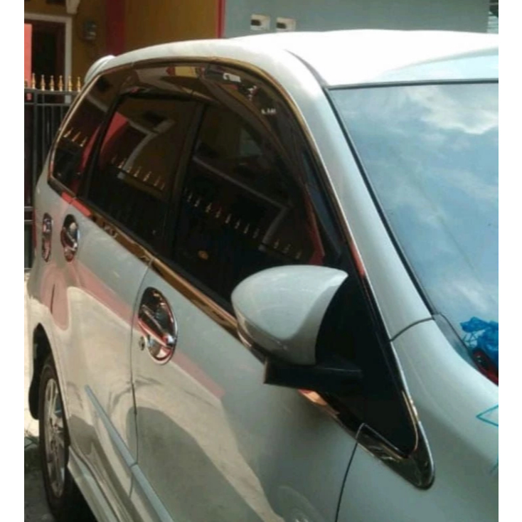 lis list pelipit kaca pintu samping toyota all new avanza / veloz /xenia 2012 sampai 2021 2020 2019 